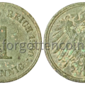 1 Pfennig 1900 F